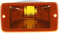 Set Of 2 Front Fender Side-Marker Lamp Lens And Housing Right Passenger & Left Driver Side Direct Replacement Compatible With 1997-2000 Jeep Wrangler CH2520131 55055020AD 55055020AE