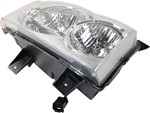 Set Of 2 Front Head Light Assembly Left Driver & Right Passenger Side Direct Replacement Compatible With 2005-2007 Jeep Grand Cherokee CH2502160 CH2503160 55156351AK 55156350AK