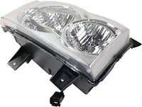 Set Of 2 Front Head Light Assembly Left Driver & Right Passenger Side Direct Replacement Compatible With 2005-2007 Jeep Grand Cherokee CH2502160 CH2503160 55156351AK 55156350AK