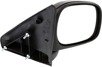 Front Power Mirror Non-Towing Manual Adjust Textured Right passenger Side Direct Replacement Compatible With 2002-2009 Dodge Ram 1500/2003-2009 2500 3500 CH1321202 55077438AJ
