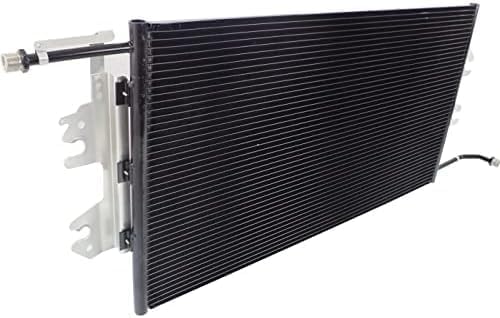 Front AC Condenser Aluminum Core Direct Replacement Compatible With 1996-2002 Chevrolet Express/GMC Savana 1500 2500 3500 GM3030180 52497546