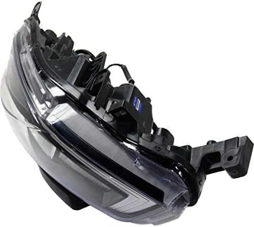 Set Of 2 Front Head Light Assembly Plastic Left Driver & Right Passenger Side Direct Replacement Compatible With 2016-2019 Nissan Sentra NI2503244 NI2502244 260103YU0A 260603YU0A