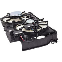 Front Radiator Dual Cooling Fan Assembly Plastic Direct Replacement Compatible with 2015-2017 Lexus NX200t / 2018-2021 NX300 LX3115147 1671136210-PFM