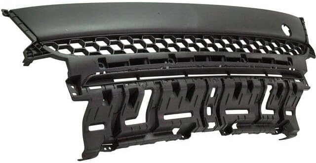 Front Bumper Upper Grille Textured Direct Replacement Compatible With 2017-2019 Kia Soul KI1036136 86561B2500