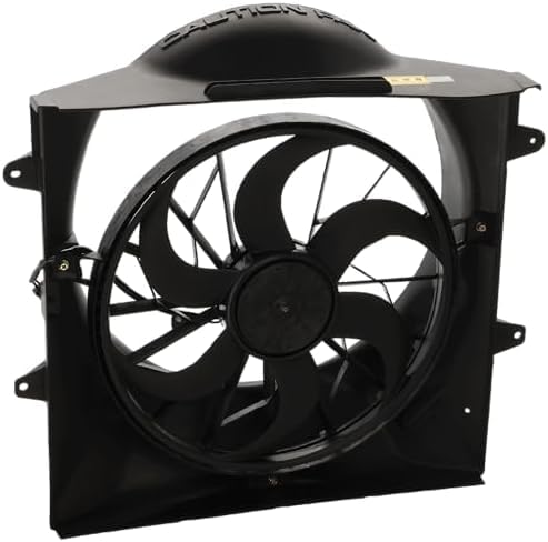 Front Radiator Cooling Fan Assembly Plastic Direct Replacement Compatible with 1999-2003 Jeep Grand Cherokee CH3115110 52079489AB-PFM 52079528AB
