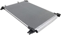 Front A/C Condenser Aluminum Core Direct Replacement Compatible With 2014-2019 Toyota Highlander TO3030327 884600E070
