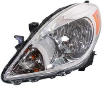 Set Of 2 Front Head Light Assembly Plastic Left Driver & Right Passenger Side Direct Replacement Compatible With 2012-2014 Nissan Versa NI2503207 NI2502207 260103AN0B 260603AN0B