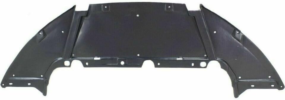 Front Engine Splash Shield Under Cover + Fender Liners Left Driver & Right Passenger Side Direct Replacement Compatible With 2012-2018 Ford Focus FO1228119 FO1248160 FO1249160