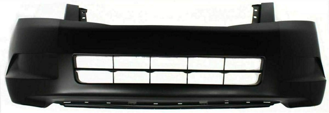 Front Bumper Cover Primed without Fog Light Holes Direct Replacement Compatible With 2008-2010 Honda Accord HO1000254 04711TA0A90ZZ