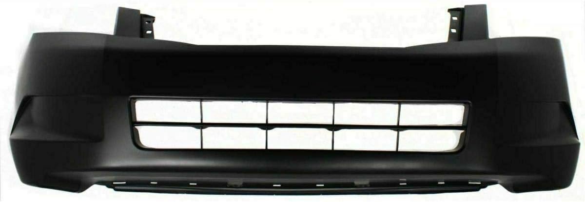 Front Bumper Cover Primed without Fog Light Holes Direct Replacement Compatible With 2008-2010 Honda Accord HO1000254 04711TA0A90ZZ