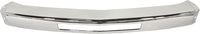 Front Bumper Impact Bar Chrome Steel + Lower Valance Air Deflector Textured with Tow Hook Holes Direct Replacement Compatible With 2007-2013 Chevrolet Silverado 1500 GM1092192