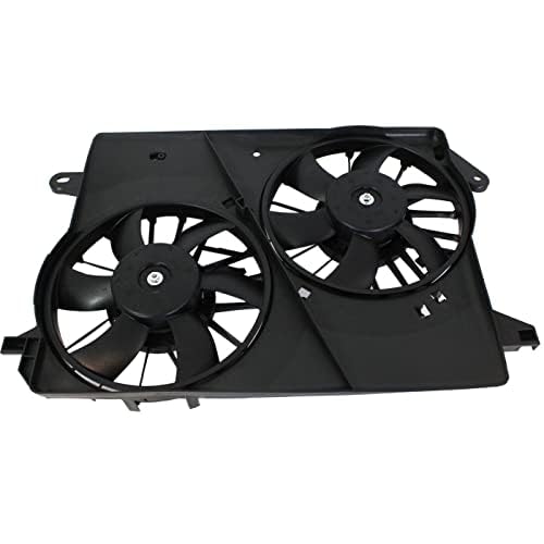Front Dual Fan Assembly Direct Replacement Compatible with 2005-2009 Chrysler 300/2006-2009 Dodge Charger CH3115132 5174358AA 5137717AB
