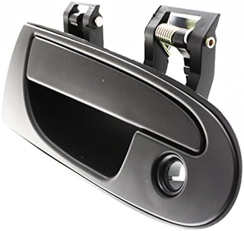 Front Exterior Door Handle Smooth Black Right Passenger Side Direct Replacement Compatible with 1995-1997 Mitsubishi Eclipse MI1311110 MR712053 MB913152