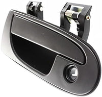 Front Exterior Door Handle Smooth Black Right Passenger Side Direct Replacement Compatible with 1995-1997 Mitsubishi Eclipse MI1311110 MR712053 MB913152