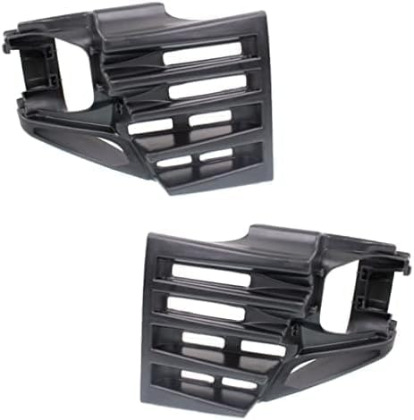 Set of 2 Front Fog Lamp Bracket Plastic Left Driver & Right Passenger Side Direct Replacement Compatible with 2016-2018 Lexus ES300h / ES350 LX2603105 LX2602105 5212506240 5212606240