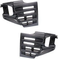 Set of 2 Front Fog Lamp Bracket Plastic Left Driver & Right Passenger Side Direct Replacement Compatible with 2016-2018 Lexus ES300h / ES350 LX2603105 LX2602105 5212506240 5212606240