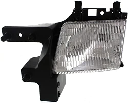 Set Of 2 Front Headlight Assembly Right Passenger & Left Driver Side Direct Replacement Compatible With 1998-2003 Dodge Ram Full Size Van CH2502118 CH2503118 55076525AC 55076524AC