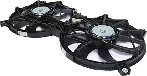 Front Radiator Dual Cooling Fan Assembly Direct Replacement Compatible with 2015-2023 Nissan Murano NI3115152 214815AA1A