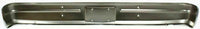 Front Bumper Face Bar Chrome Steel Without Molding Holes Direct Replacement Compatible With 1986-1993 Dodge Full Size Pickup CH1002145 4249818