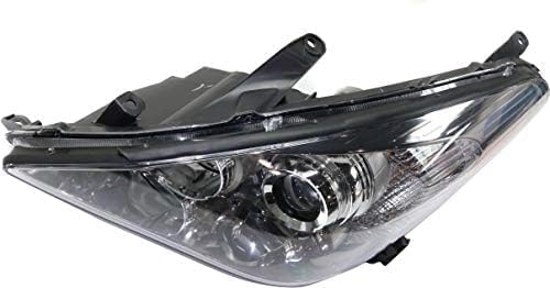 Set Of 2 Front Head Light Assembly Plastic Left Driver & Right Passenger Side Direct Replacement Compatible With 2007-2008 Toyota Solara TO2502186 TO2503186 8115006422 8111006422
