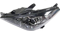 Set Of 2 Front Head Light Assembly Plastic Left Driver & Right Passenger Side Direct Replacement Compatible With 2007-2008 Toyota Solara TO2502186 TO2503186 8115006422 8111006422