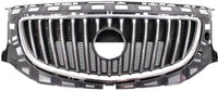 Front Grille Chrome Shell & Primed Insert Direct Replacement Compatible With 2011-2013 Buick Regal GM1200653 20977844 22880027
