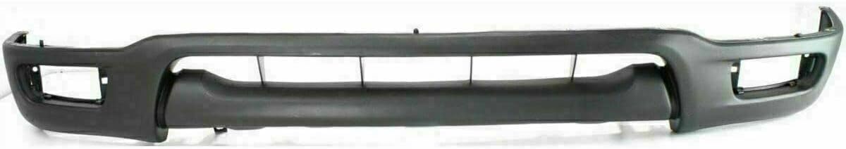 Front Bumper Primed + Grille + Upper Filler + Lower Valance Panel + Brackets Left Driver & Right Passenger Side Direct Replacement Compatible With Toyota Tacoma 2001-2004 TO1095196