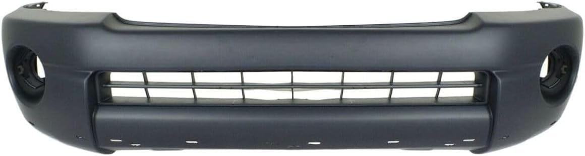Front Bumper Cover Textured + Lower Valance Primed Plastic Left Driver & Right Passenger Side Direct Replacement Compatible With 2005-2011 Toyota Tacoma TO1000305 TO1093127 TO1093128
