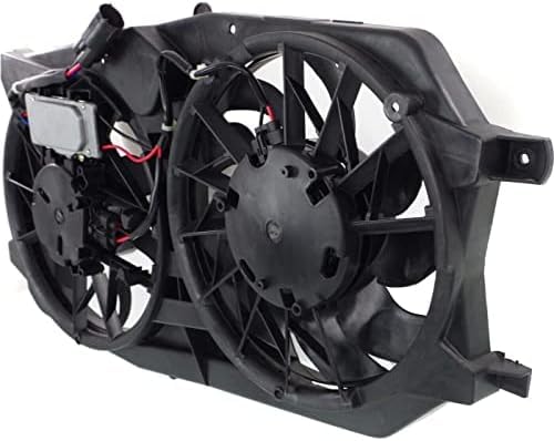 Front Radiator & A/C Condenser Fan Shroud Assembly Direct Replacement Compatible with 2005-2007 Five Hundred FO3115158 5F9Z8C607BM