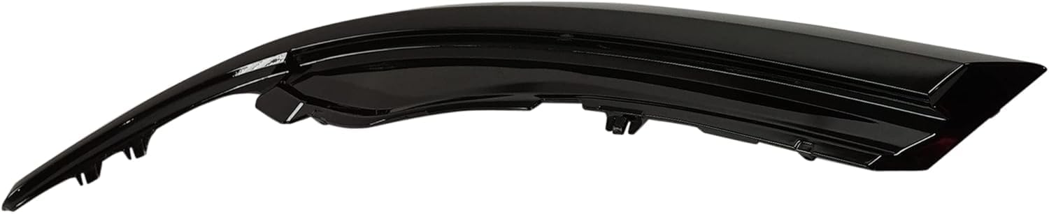 Set Of 2 Front Head Light Molding Primed Left Driver & Right Passenger Side Direct Replacement Compatible With 2017-2018 Toyota Corolla iM / 2016 Scion TO2511105 TO2510105 5318112060