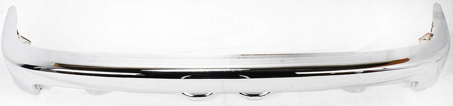 Front Bumper Face Bar Chrome Steel Direct Replacement Compatible With 1992-1995 Toyota 4Runner TO1002131 5210135170