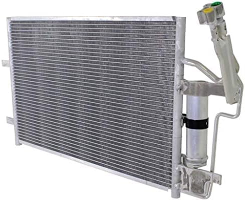 Front A/C Condenser Aluminum Core Direct Replacement Compatible With 2004-2009 Mazda 3/2006-2010 5 MA3030149 BP4K61480D