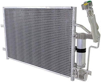Front A/C Condenser Aluminum Core Direct Replacement Compatible With 2004-2009 Mazda 3/2006-2010 5 MA3030149 BP4K61480D