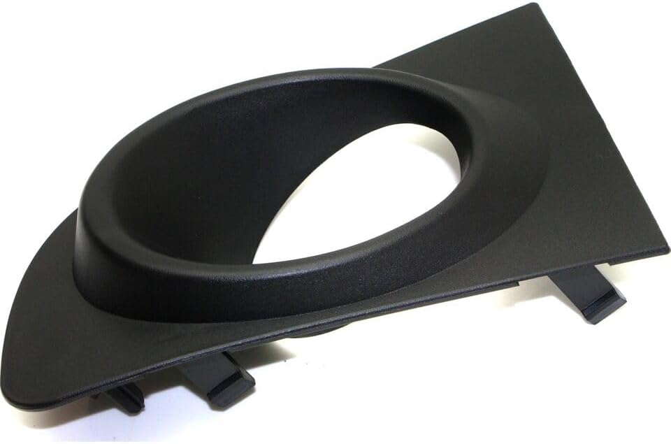Front Fog Light Molding Textured Left Driver Side Direct Replacement Compatible With 2007-2012 Nissan Sentra NI1038110 62257ET80A