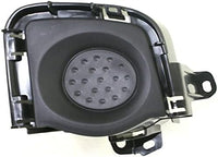 Set Of 2 Front Fog Light Cover Primed Left Driver & Right Passenger Side Direct Replacement Compatible With 2010-2011 Toyota Prius TO1039135 TO1038135 8148147010 8148247010