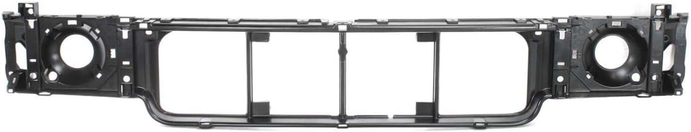 AUTOS PARTS PLUS Front Grille Silver Shell & Insert + Header Panel ABS Plastic + Bumper Filler Stone Deflector Primed Direct Replacement Compatible With 1997-2002 Ford E- Class FO1200338 FO1092175