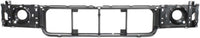 AUTOS PARTS PLUS Front Grille Silver Shell & Insert + Header Panel ABS Plastic + Bumper Filler Stone Deflector Primed Direct Replacement Compatible With 1997-2002 Ford E- Class FO1200338 FO1092175