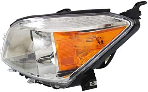Set Of 2 Front Head Light Assembly Lens And Housing Plastic Left Driver & Right Passenger Side Direct Replacement Compatible With 2006-2008 Toyota RAV4 TO2518106 TO2519106