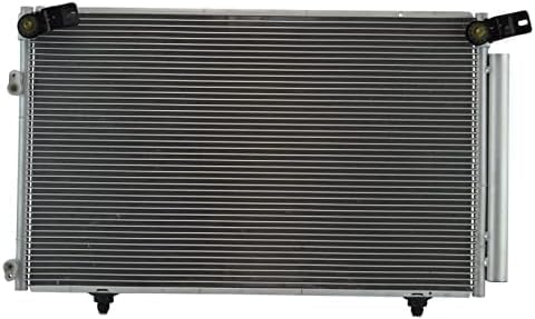 Front A/C Condenser Aluminum Core Direct Replacement Compatible With 2001-2007 Toyota Highlander TO3030116 8846048020