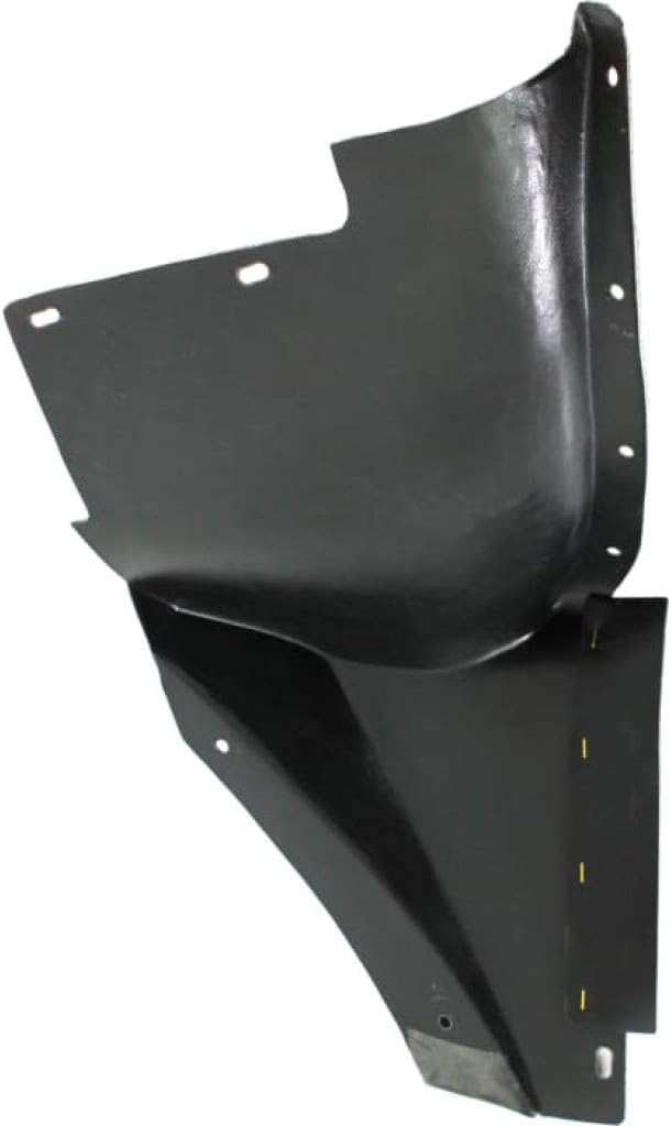 Front Fender Liner Rear Section Right Passenger Side Direct Replacement Compatible With 2005-2013 Chevrolet Corvette GM1763102 15806318