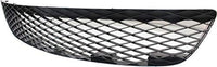 Front Bumper Grille Textured Plastic Direct Replacement Compatible With 2004-2006 Mazda 3 MA1036115 BN8F501T1A