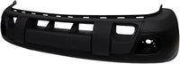 Front Bumper Cover Top Primed & Bottom Textured With Fog Light Holes Direct Replacement Compatible With 2002-2007 Chevrolet Trailblazer GM1000639 88937047