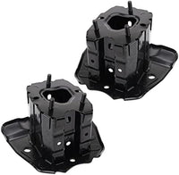 Set of 2 Rear Bumper Reinforcement Bracket Steel Left Driver & Right Passenger Side Direct Replacement Compatible with 2013-2017 Nissan Altima NI1166112 NI1167112