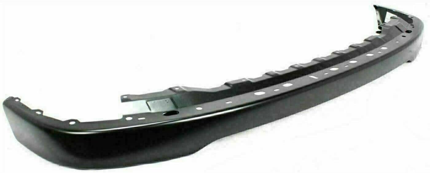 Front Bumper Primed Steel + Bracket Set Of 2 Right Passenger & Left Driver Side Direct Replacement Compatible With Toyota Tacoma 2001-2004 TO1002176 TO1066134 TO1067134 52101AD900