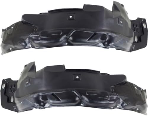 Set Of 2 Front Fender Liner Right Passenger & Left Driver Side Direct Replacement Compatible With 2012-2015 Honda Civic HO1249142 HO1249166 HO1249167 HO1248142 HO1248166 HO1248167