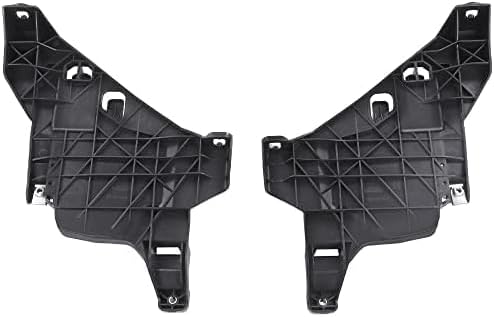 Set of 2 Front Head Light Bracket Plastic Left Driver & Right Passenger Side Direct Replacement Compatible with 2013-2017 Audi Q5 / SQ5 AU2509107 AU2508107 8R0941454A 8R0941453A