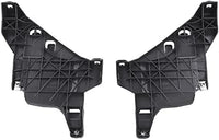 Set of 2 Front Head Light Bracket Plastic Left Driver & Right Passenger Side Direct Replacement Compatible with 2013-2017 Audi Q5 / SQ5 AU2509107 AU2508107 8R0941454A 8R0941453A