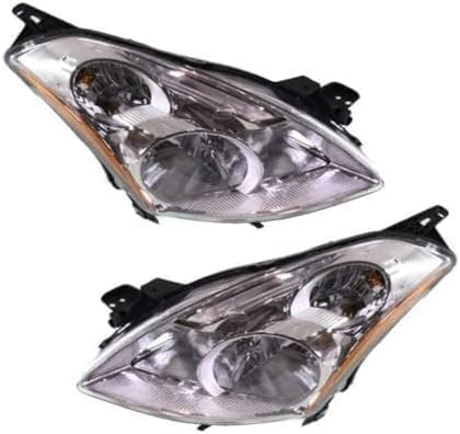 Set Of 2 Front Head Light Assembly Left Driver & Right Passenger Side Direct Replacement Compatible With 2010-2012 Nissan Altima NI2503190 NI2502190 26010ZX00A 26060ZX00A