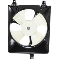 Front A/C Condenser Single Cooling Fan Assembly Plastic Left Driver Side Direct Replacement Compatible with 1998-2002 Honda Accord HO3113106 38605PAAA01