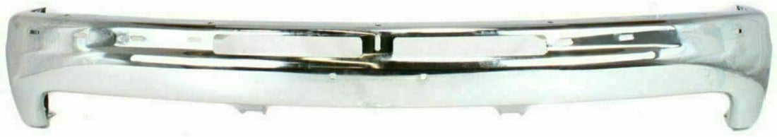 AUTOS PARTS PLUS Front Bumper Chrome Steel With Brackets + Upper Cover Textured + Lower Valance Direct Replacement Compatible With 2001-2002 Chevrolet Silverado 2500HD 3500 GM1051106 GM1092167